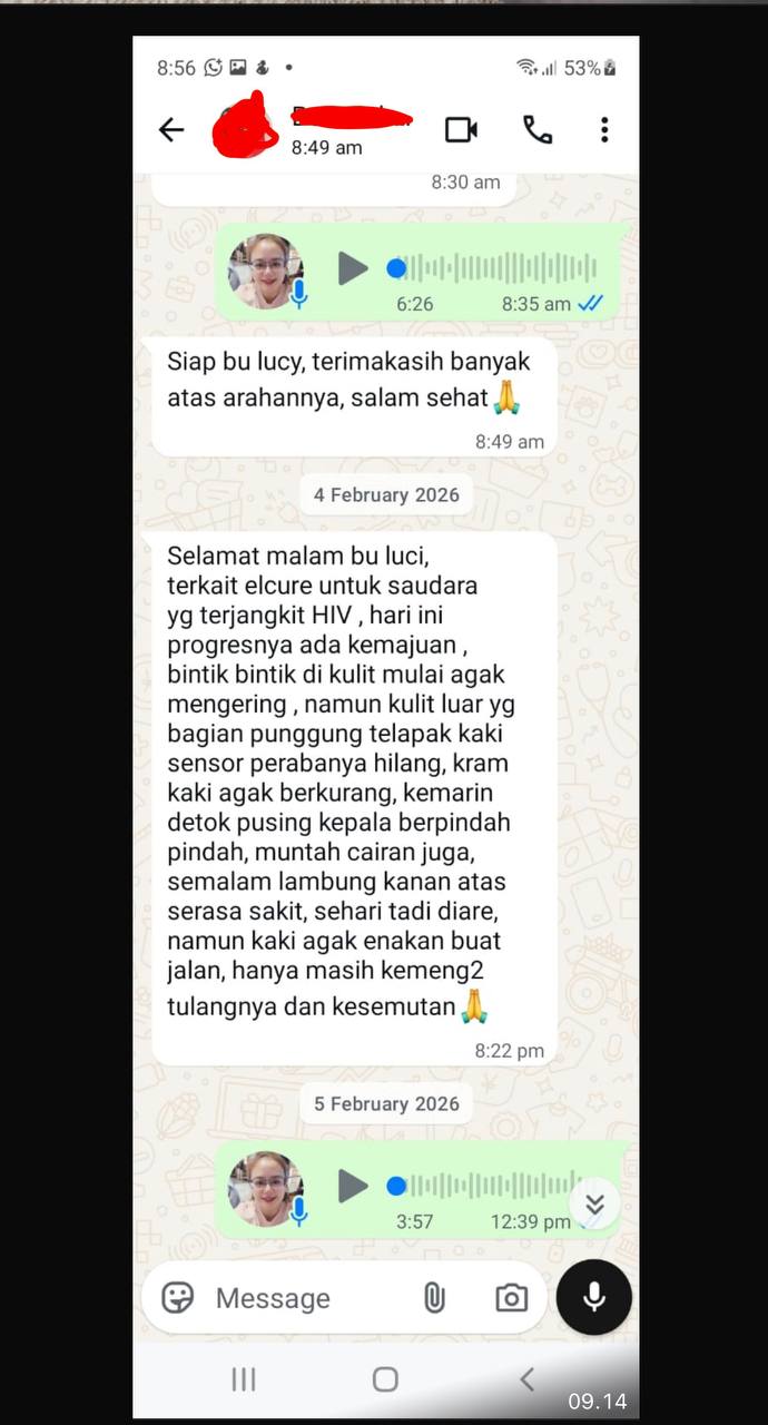 testimoni HIV konsumen elcure