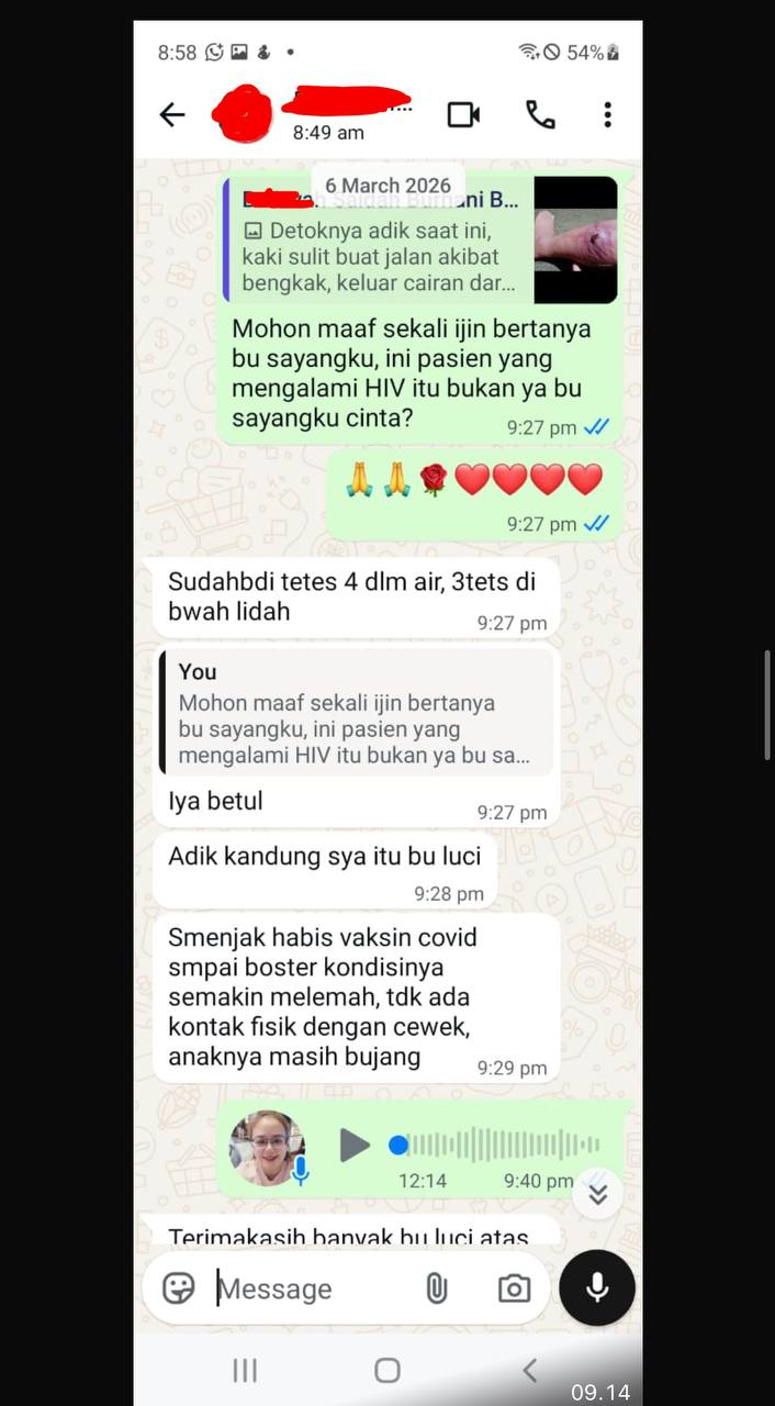 testimoni HIV konsumen elcure